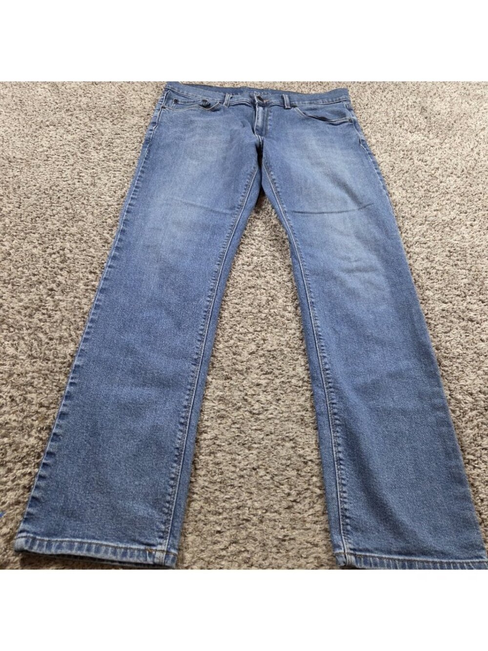 Mott & Bow Jeans Mens 35x32 Slim Zip Fly Medium Wash Denim